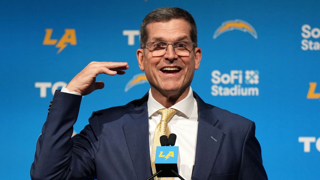 Harbaugh’s goal: ‘Multiple’ titles for Chargers www.espn.com – TOP
