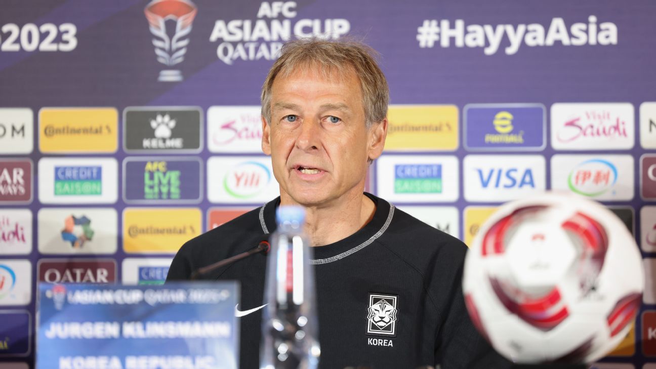 Klinsmann urges Korean calmness for Jordan SF