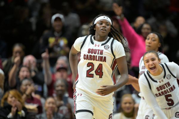 South Carolina top seed in women’s hoops reveal