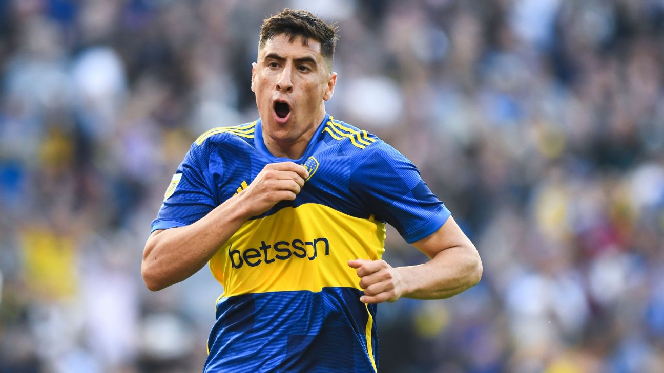 Miguel Merentiel: "Estoy contento de haber renovado con Boca; a disfrutar y que vengan muchos goles más" - ESPN