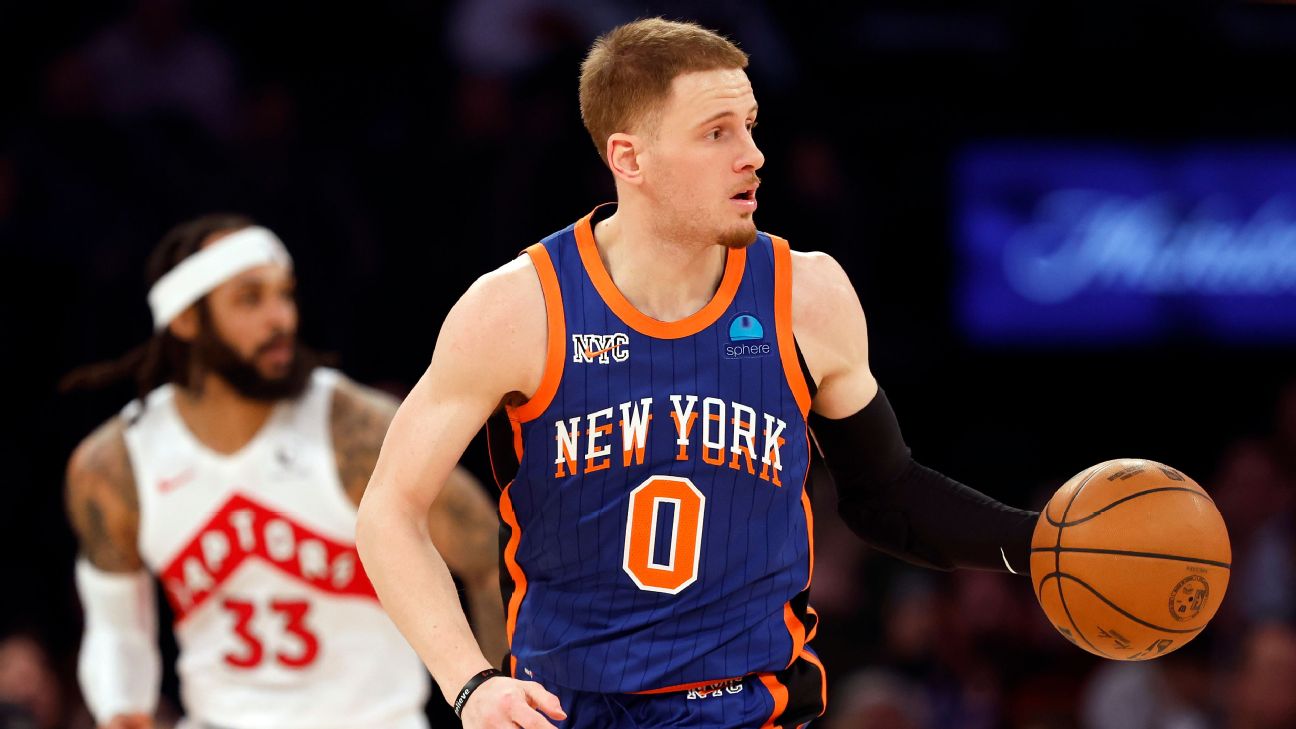 Donte DiVincenzo ineligible for MIP despite 81 games played - ABC7 New York