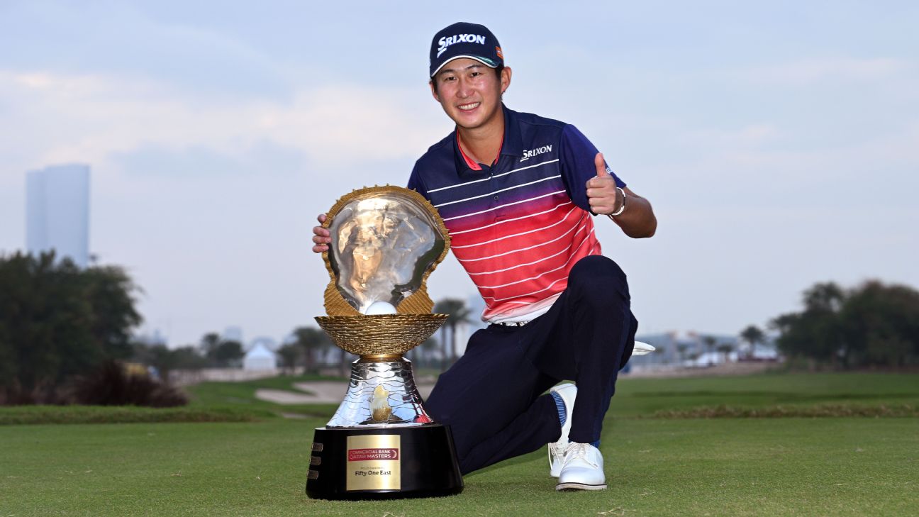 Hoshino wins Qatar Masters for 1st Euro tour title