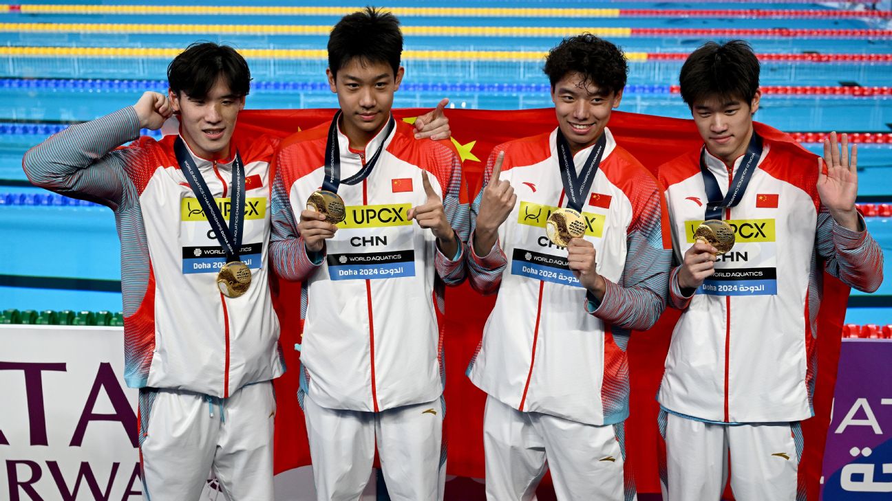 Pan swims record 100m as China wins relay gold www.espn.com – TOP