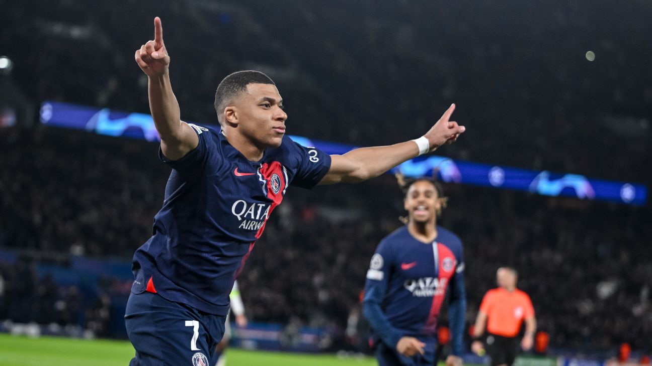 Mbappé on target as PSG beat Real Sociedad