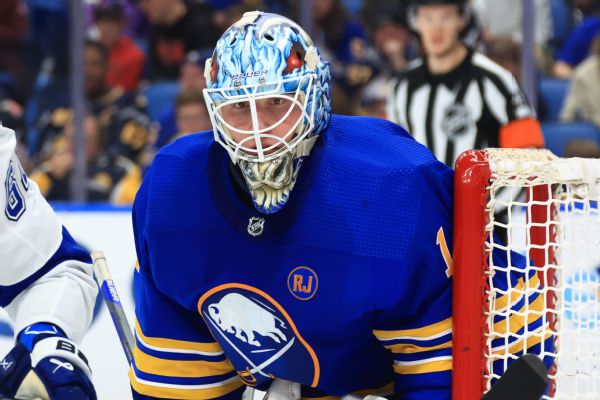 Sabres G Luukkonen out with lower-body injury