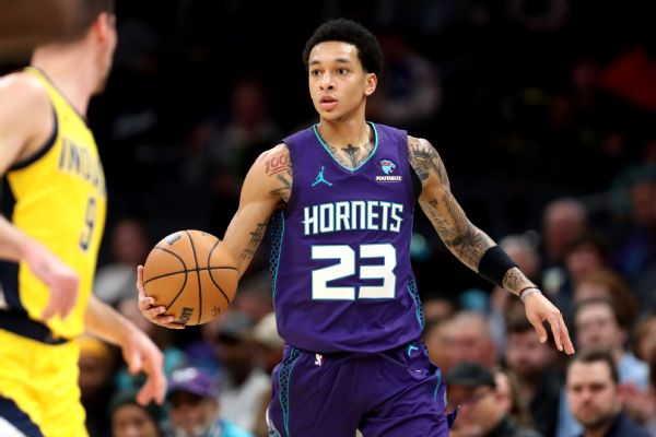 Tre Mann has become an impact player since joining the Hornets.