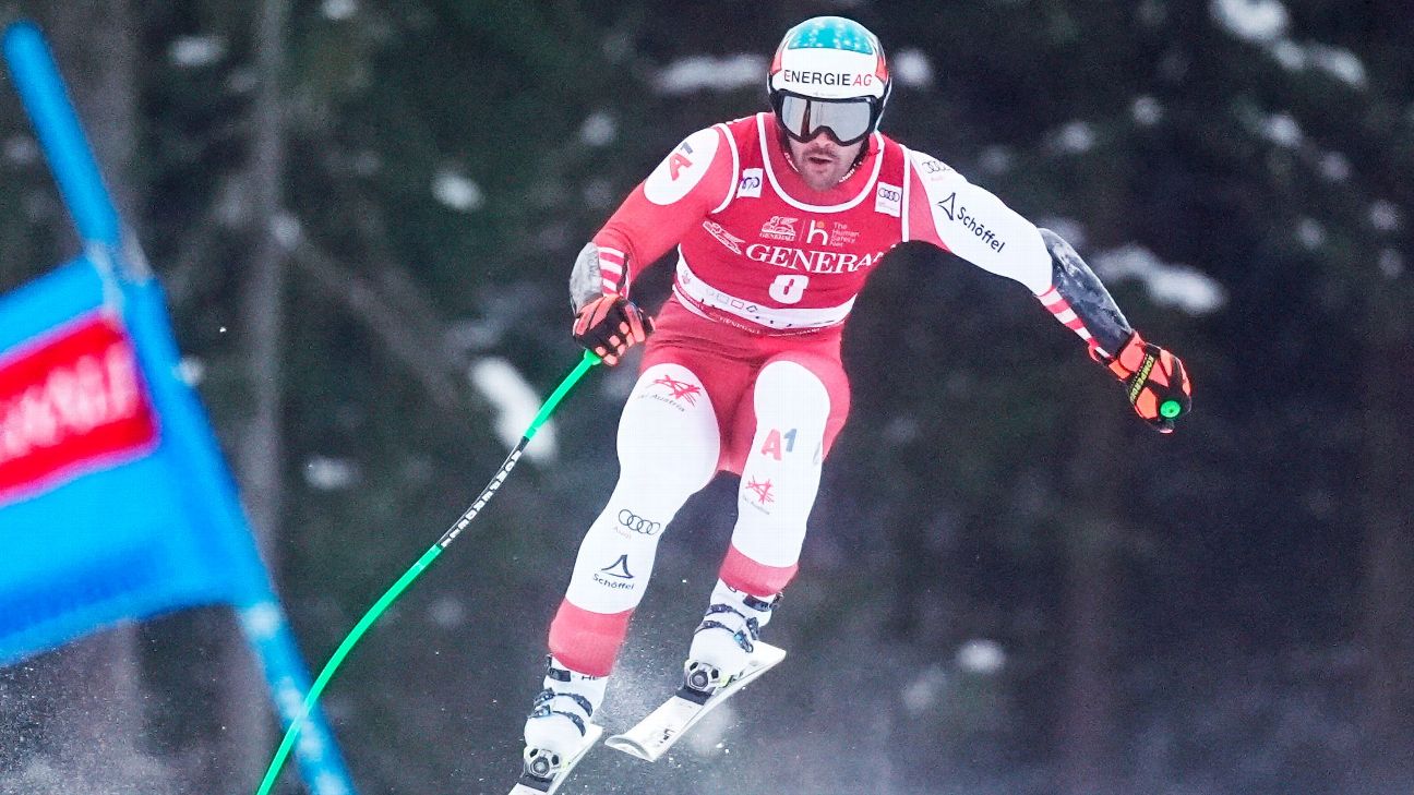 Austrian skier Vincent Kriechmayr wins World Cup super-G race - ESPN