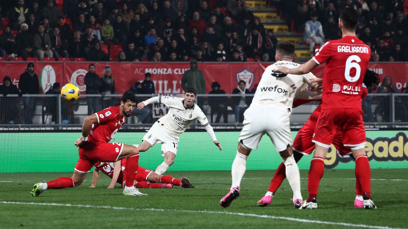 Pulisic scores wondergoal in dramatic Milan loss