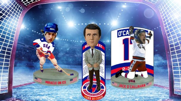 Herb Brooks, Jack O’Callahan honored with new ‘Miracle on Ice’ bobbleheads www.espn.com – TOP