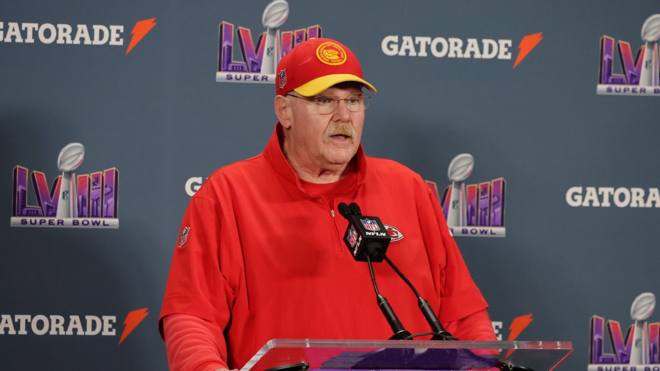 <a href="https://www.espn.com/nfl/story/_/id/46034463/report-bullet-fired-office-chiefs-andy-reid-24" target="_blank">Report: Bullet fired into Reid’s office in May ’24</a>