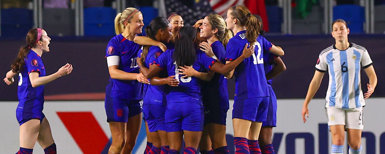 Follow live: USWNT faces Argentina in Gold Cup group play