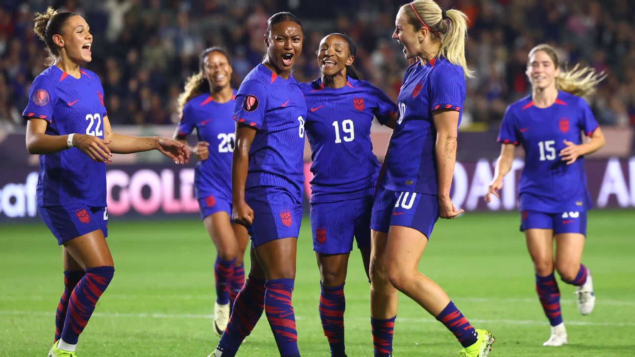 USWNT earns 2nd dominant win in W Gold Cup