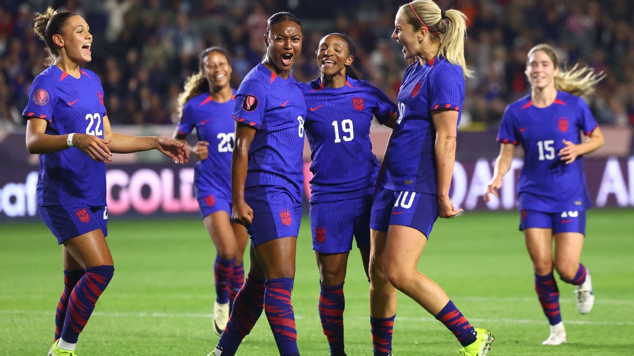 USWNT earns 2nd dominant win in W Gold Cup www.espn.com – TOP