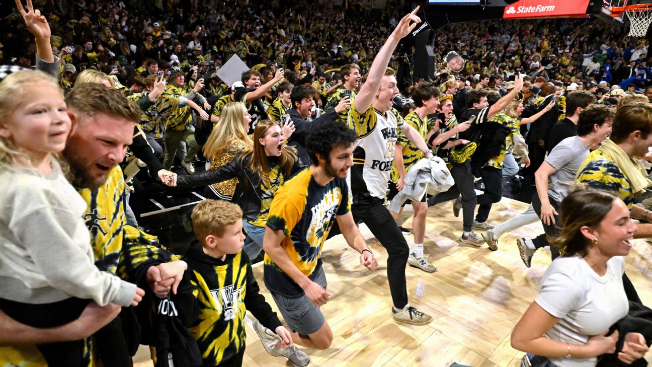 Urgent new calls to end court storming in college basketball