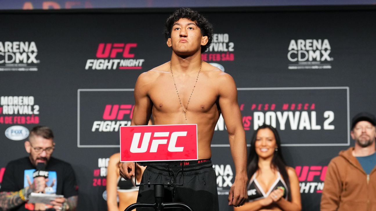 Raul Rosas Jr. pulls out of UFC bout against Ricky Turcios - ESPN