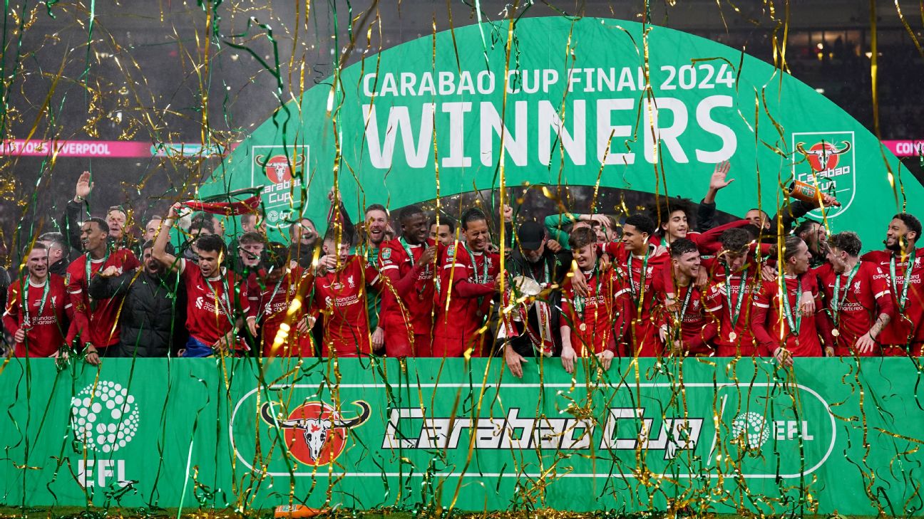 Van Dijk header wins Carabao Cup for Liverpool