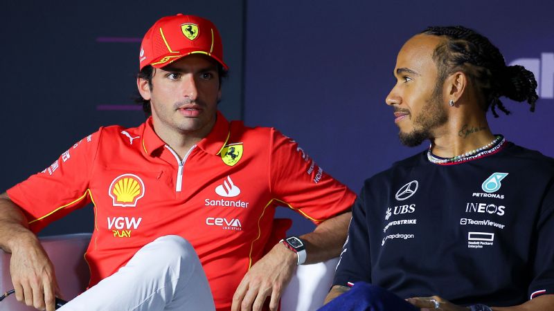 Ferrari's Sainz: No hard feelings to Hamilton