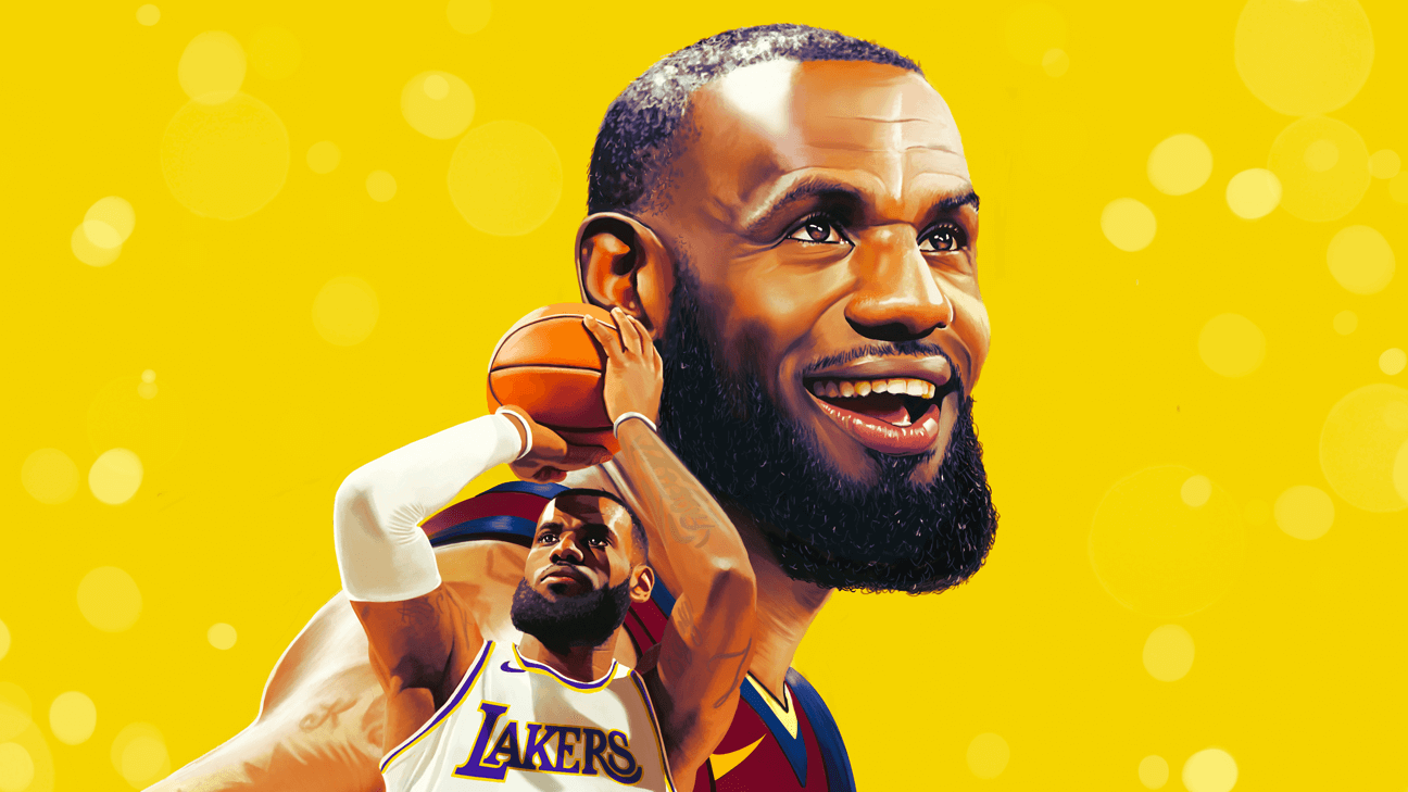 LeBron's path to 40,000 points