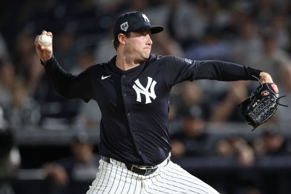 Yankees ace Gerrit Cole takes next step, throws off mound