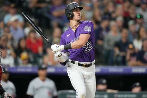 Rockies place OF Nolan Jones on injured list with back strain