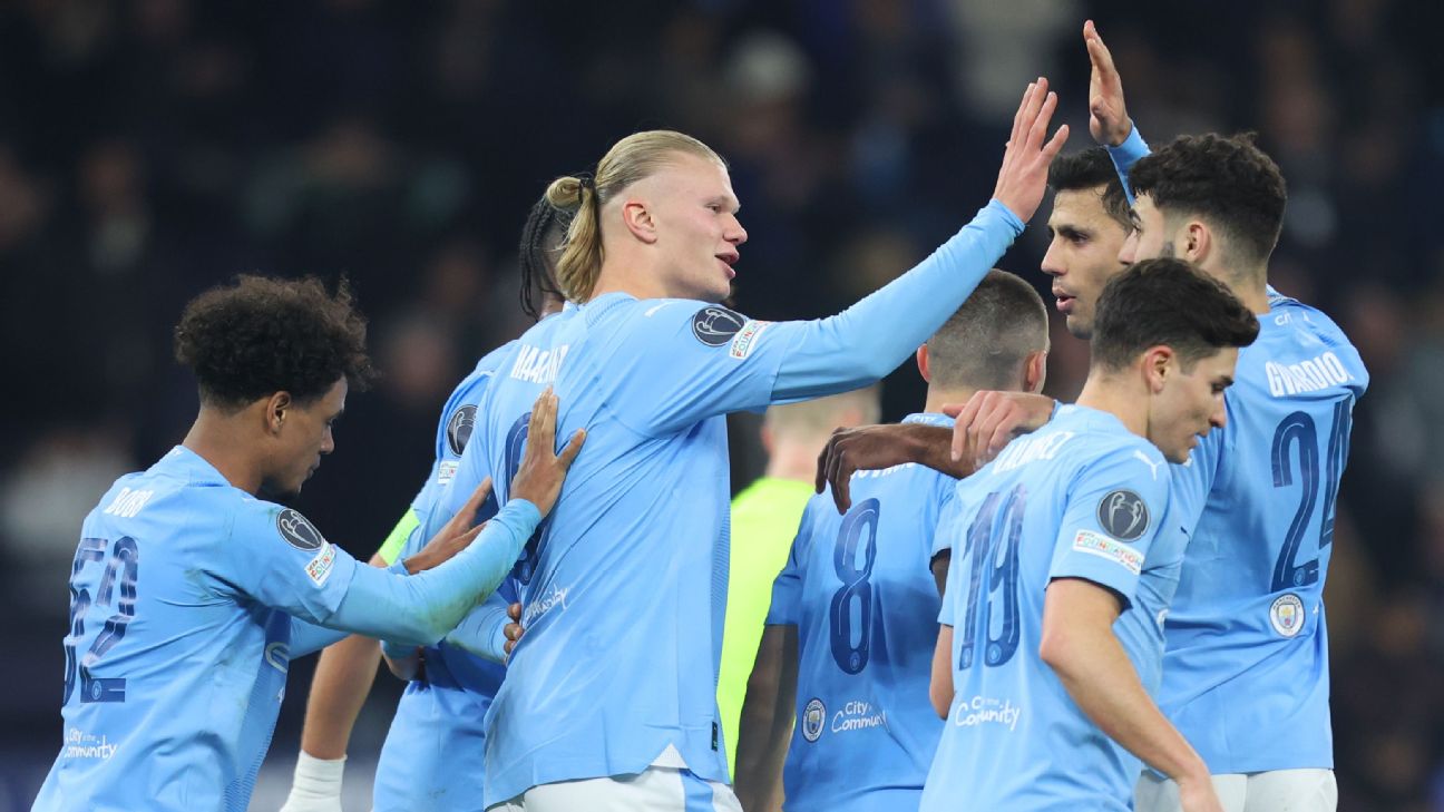Holders Man City cruise into UCL quarterfinals