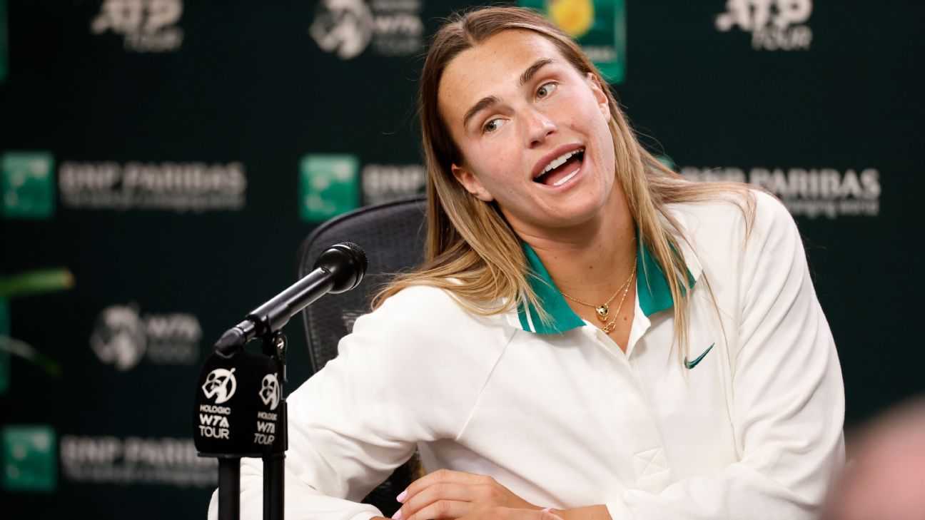 La anécdota de Sabalenka con su madre sobre sus trofeos de Grand Slam - ESPN