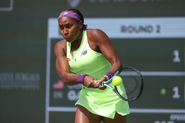 Gauff rallies to avoid early exit at Indian Wells
