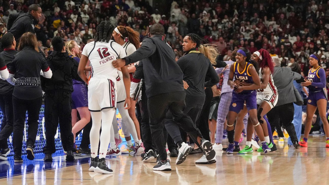 Brother jumps on court to defend sister during LSU vs. South Carolina game,  a breakdown 
