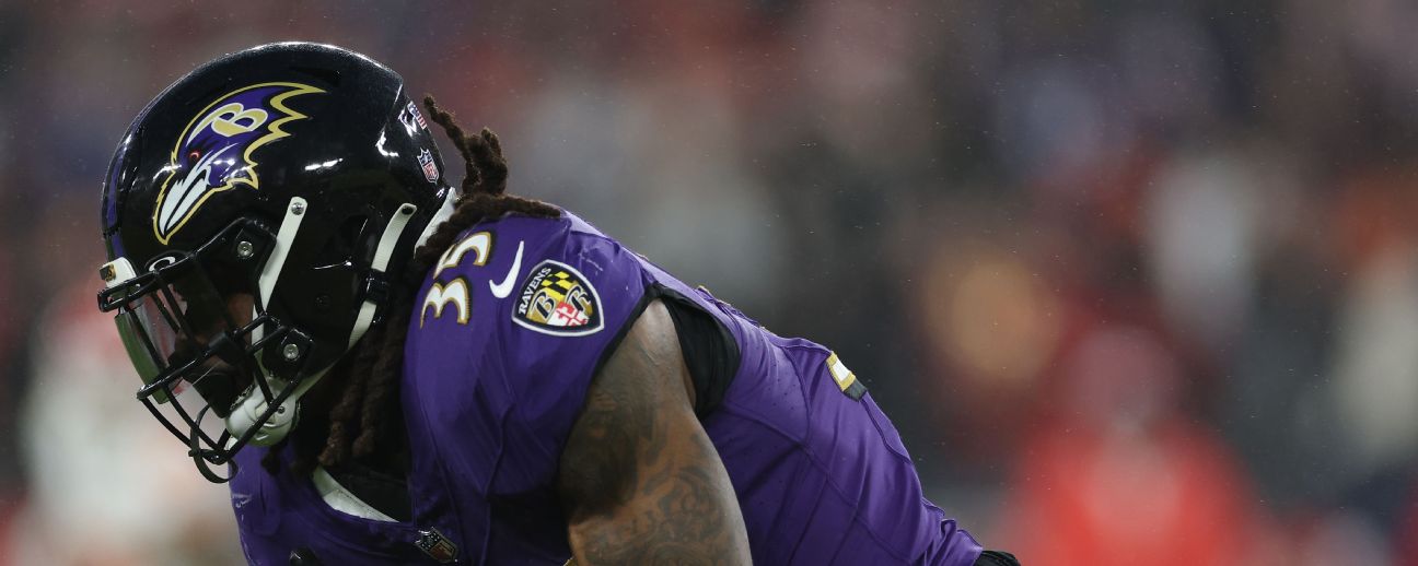 Gus Edwards, running back do Baltimore Ravens: Estatísticas, salário,  posição e altura