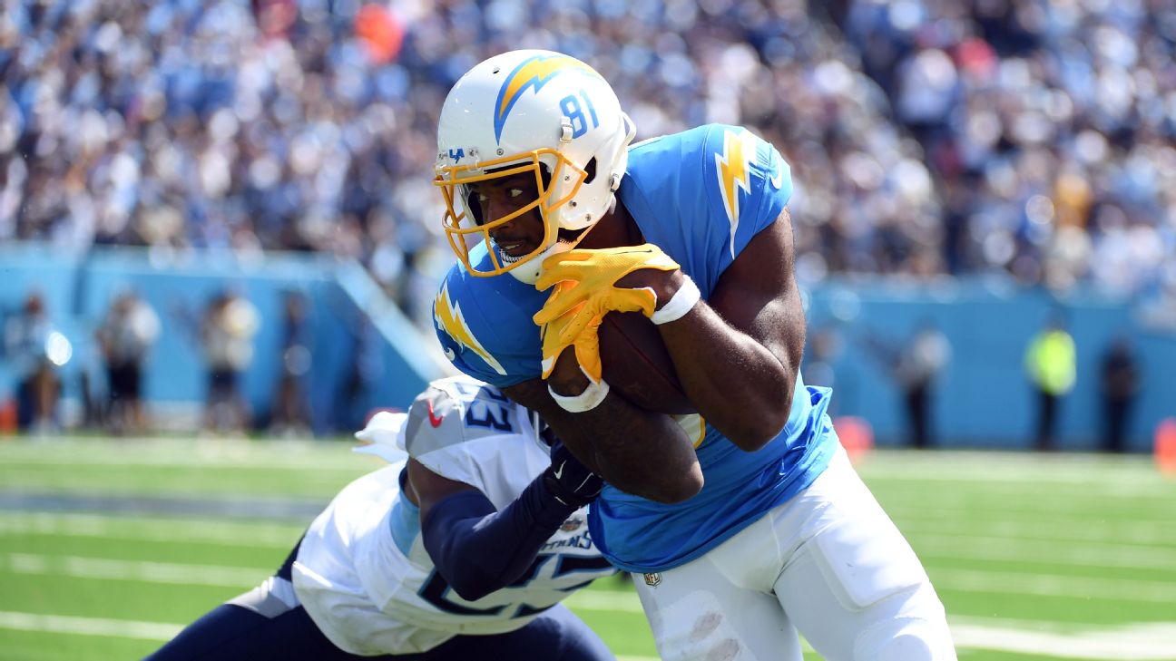 Chargers release WR Williams, save $20M on cap