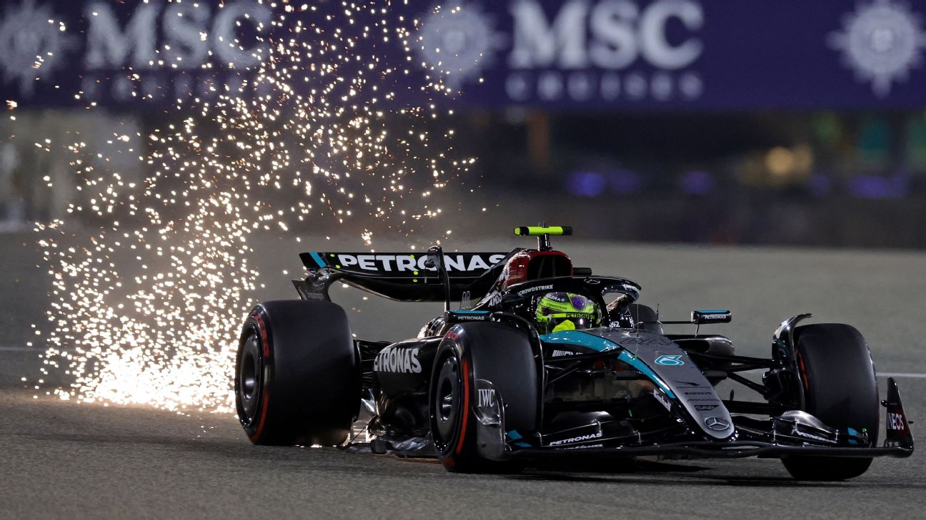 How has Mercedes fallen behind rivals once again in 2024?