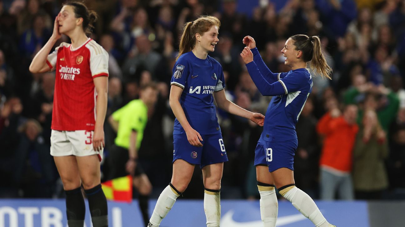Chelsea sock it to Arsenal in WSL; Bayern’s Kane makes history www.espn.com – TOP