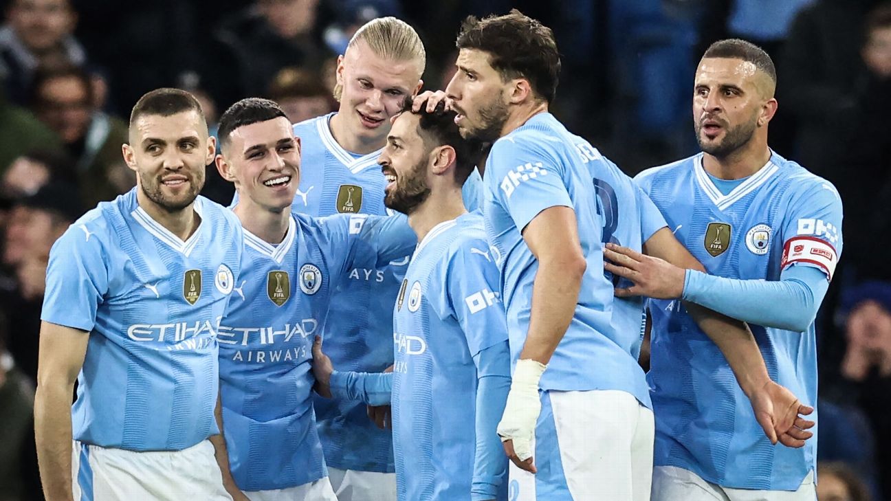 Man City make history with 6th straight FA Cup SF