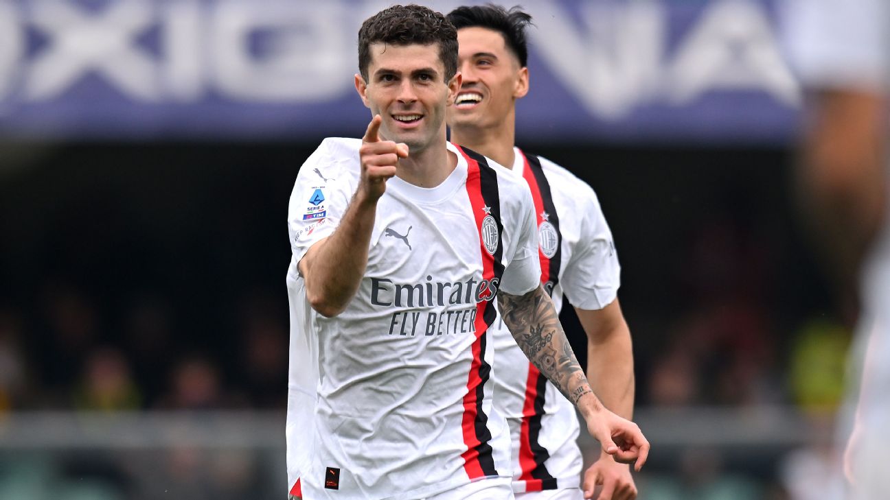 In-form Pulisic nets again as Milan win at Verona
