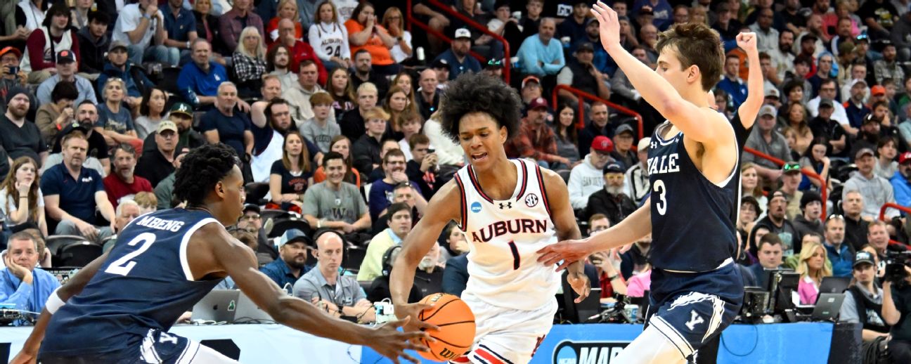 Follow live: SEC champ Auburn takes on Ivy League champ Yale in first round