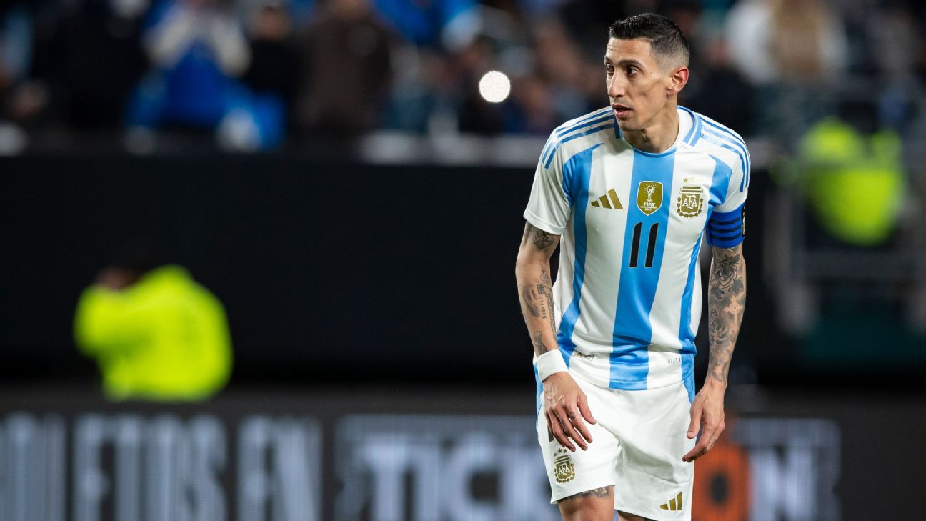 Ángel Di María, capitán y figura de Argentina ante El Salvador - ESPN