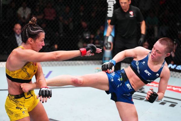 Namajunas gets past Ribas for 1st flyweight win