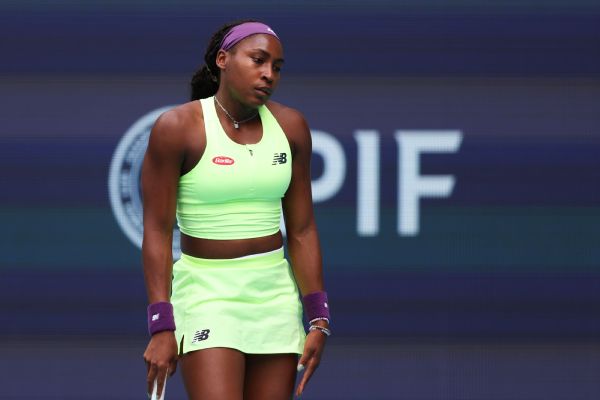 Gauff ousted from Miami Open; Alcaraz advances