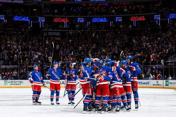 Rangers first NHL team to clinch playoff berth