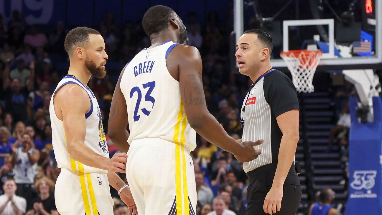 Draymond gets 4th ejection after arguing with ref