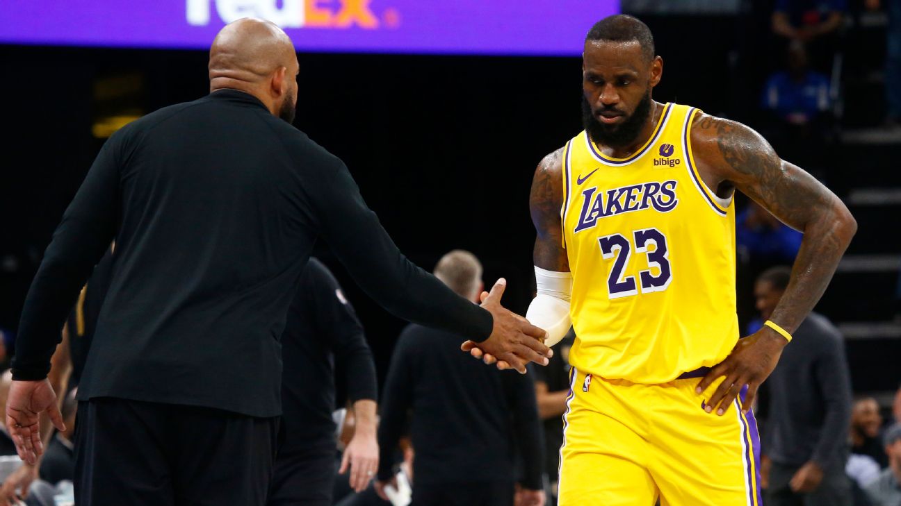 LeBron James being 'strategic' with health vs. Lakers' seeding