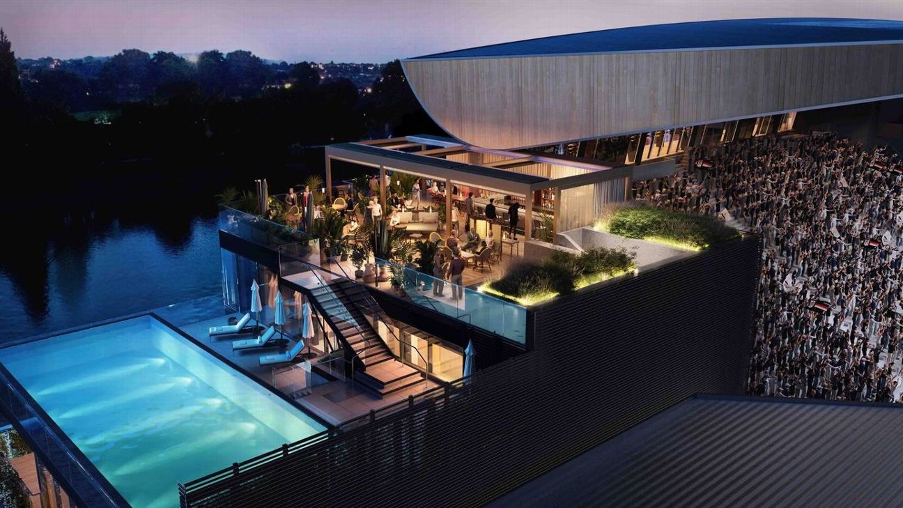 Fulham's stadium plan includes rooftop pool