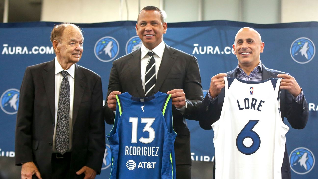 Timberwolves owner not selling stake to Alex Rodriguez, Marc Lore
