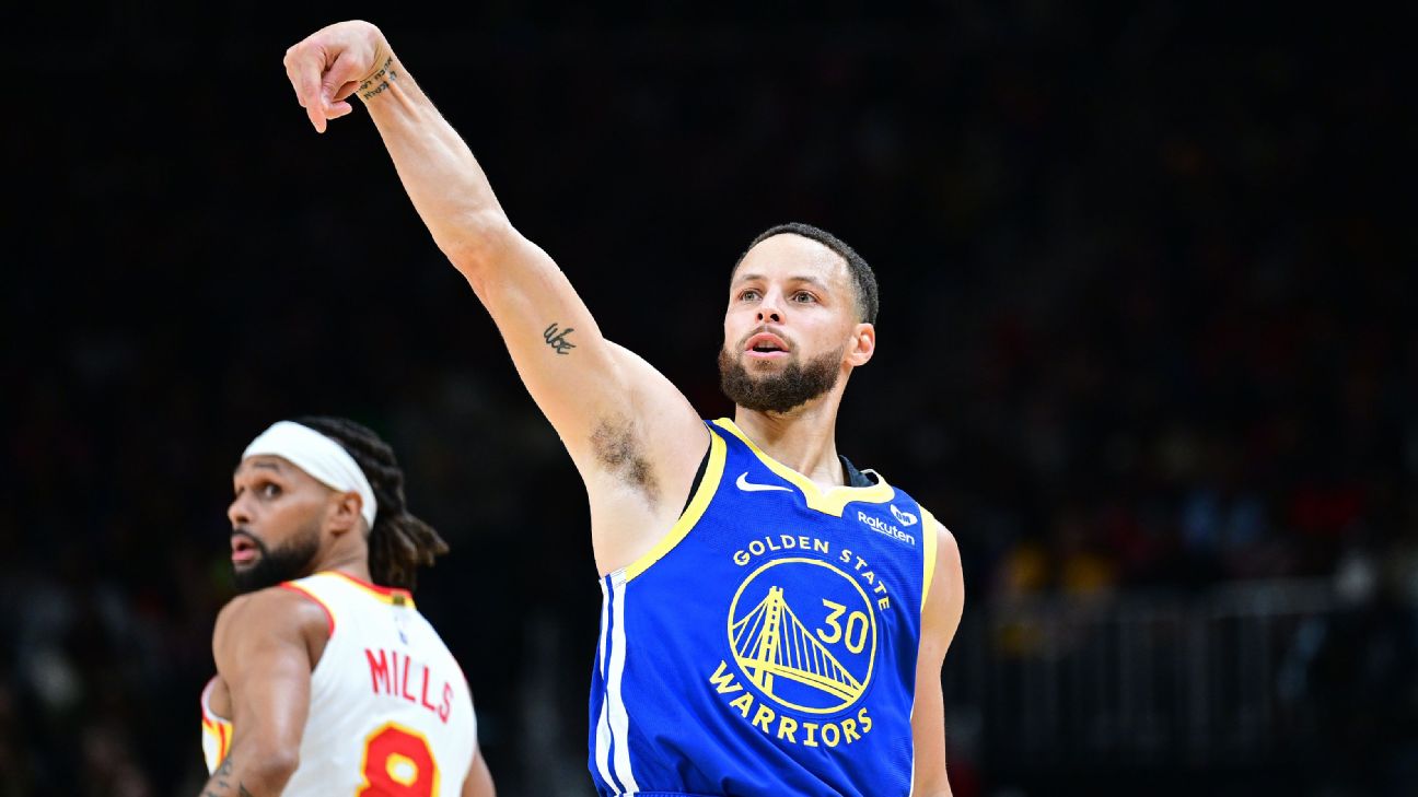 Stephen Curry faces a Spurs team that allows many open 3-pointers.