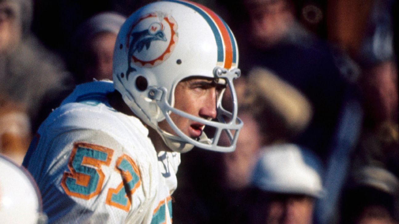 Kolen, LB on undefeated 1972 Fins, dies at 76