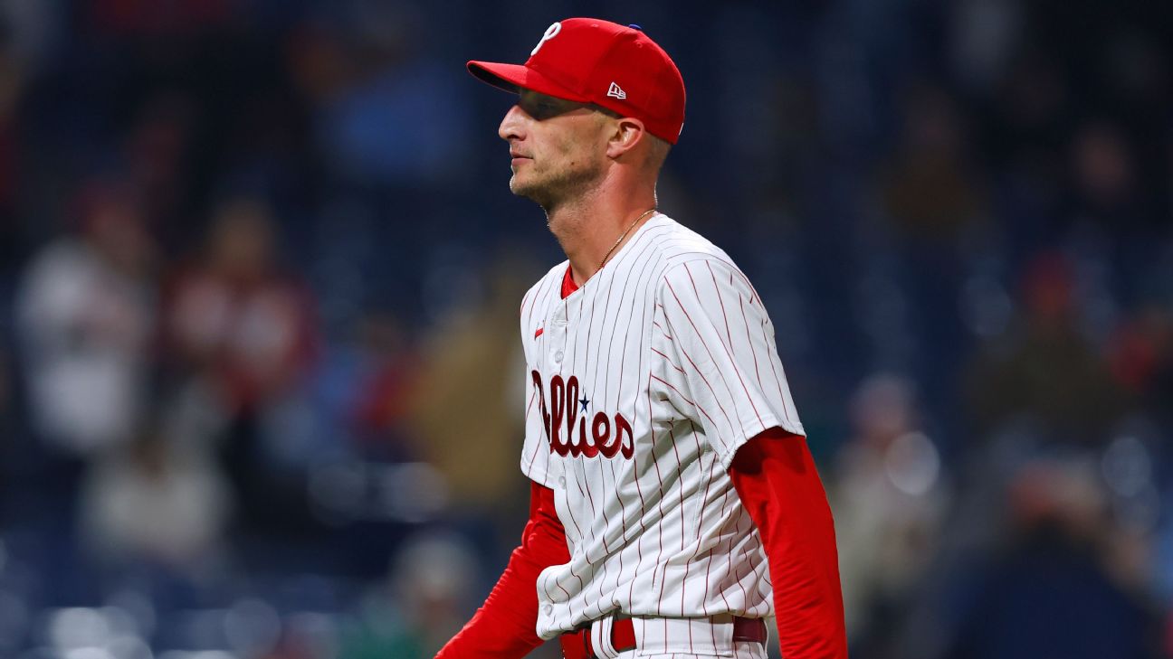 Dodgers acquire reliever Connor Brogdon from Phillies - ESPN