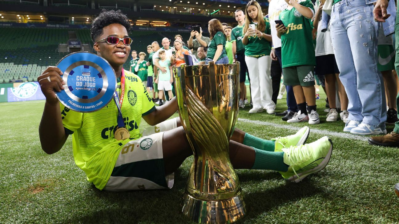 Madrid-bound Endrick adds title with Palmeiras
