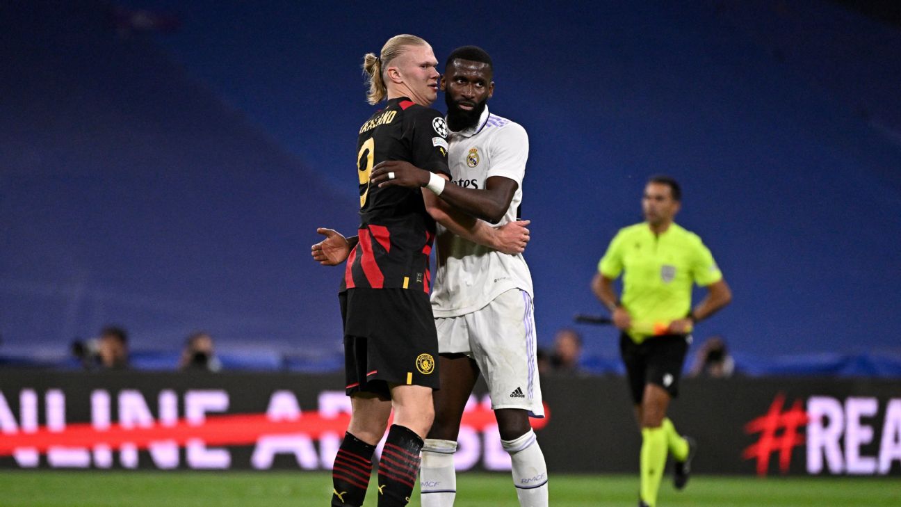 Madrid's Rüdiger: Battle with Haaland is 'personal'