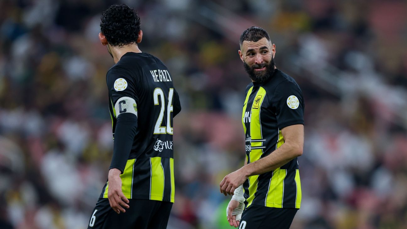 Record Benzema goal sees Al Ittihad to Cup final