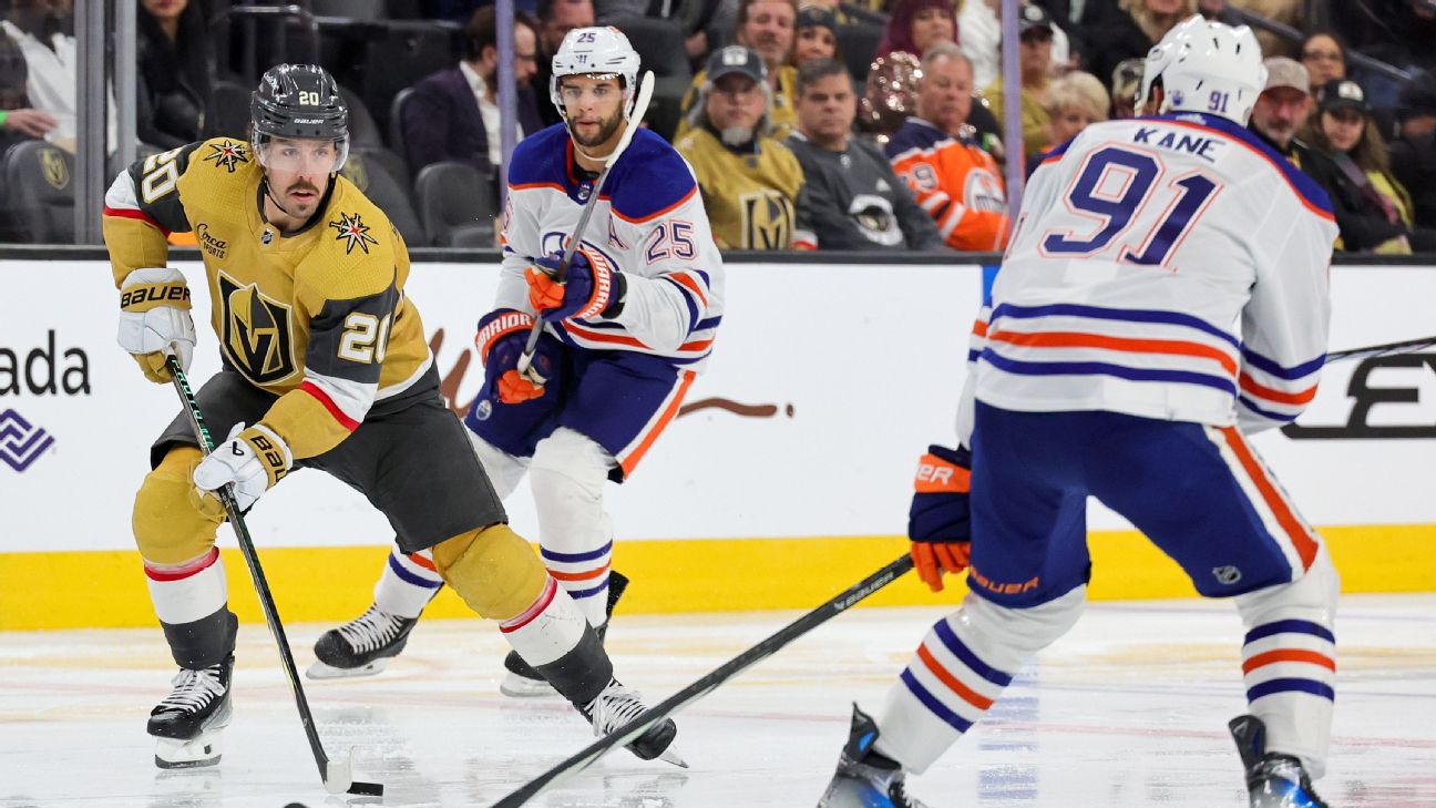 NHL playoff watch: What's on the line for Golden Knights, Oilers?